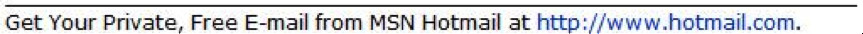 Original Hotmail email signature growth hack
